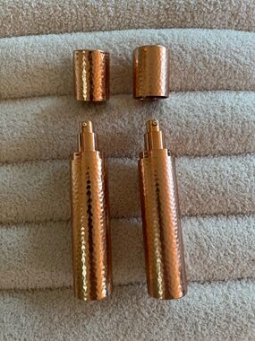 Hammered Copper Lyma Skincare Pumps ($240)